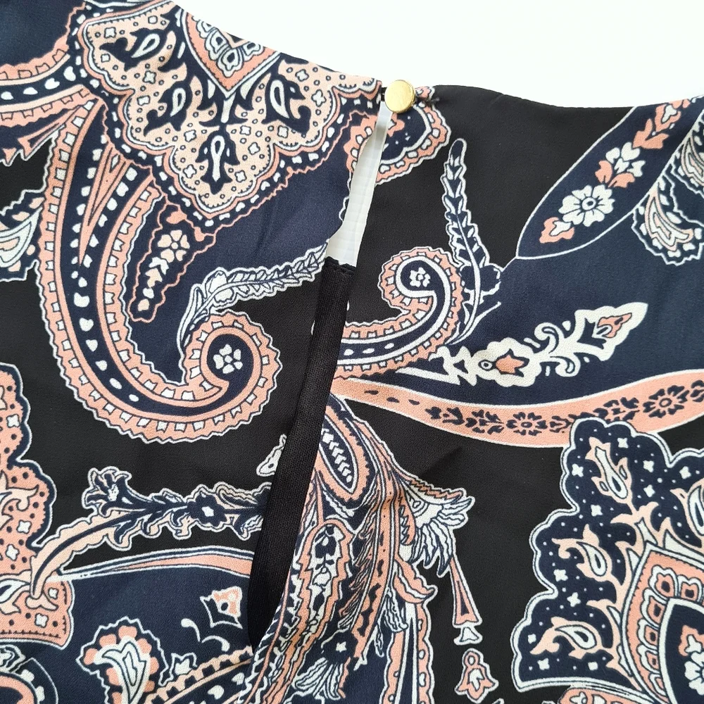 Tokito Paisley Shift Mini Dress Size AU 10 BRAND NEW - Picture 9 of 9